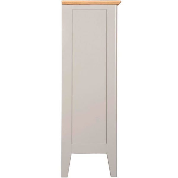 Evelyne Grey Small Bookcase