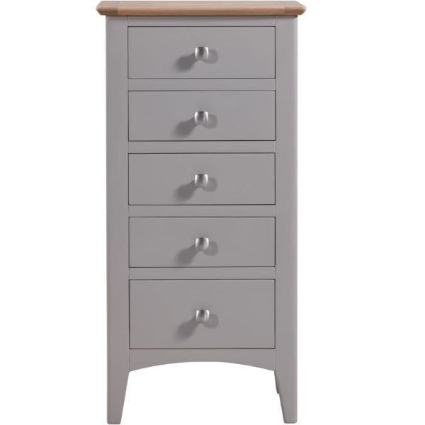 Evelyne Grey Tall Chest of Drawers