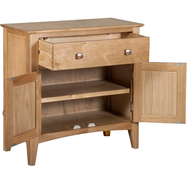 Evelyne Natural 2 Door 1 Drawer Cupboard