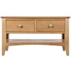 Evelyne Natural 2 Drawer Coffee Table