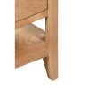 Evelyne Natural 2 Drawer Coffee Table Evelyne Natural 2 Drawer Coffee Table