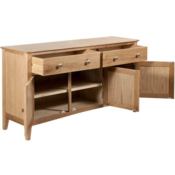 Evelyne Natural 3 Door Sideboard