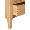 Evelyne Natural 3 Drawer Bedside Evelyne Natural 3 Drawer Bedside