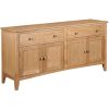 Evelyne Natural 4 Door Sideboard