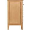 Evelyne Natural 4 Door Sideboard