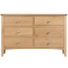 Evelyne Natural 6 Drawer Chest