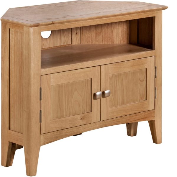 Evelyne Natural Corner TV Unit