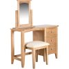 Evelyne Natural Dressing Table