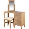 Evelyne Natural Dressing Table
