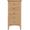 Evelyne Natural Tall Chest of Drawers