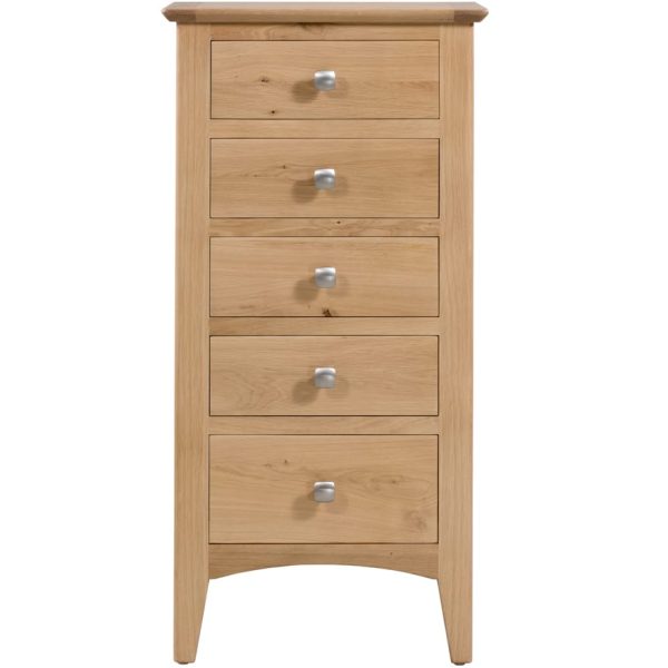 Evelyne Natural Tall Chest of Drawers