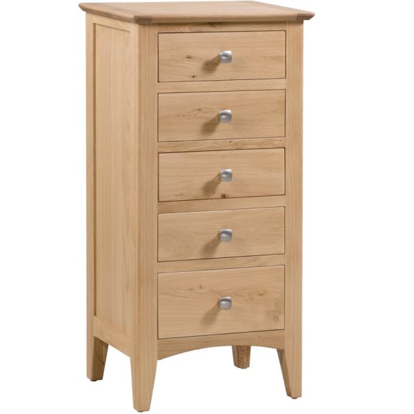 Evelyne Natural Tall Chest of Drawers