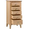Evelyne Natural Tall Chest of Drawers