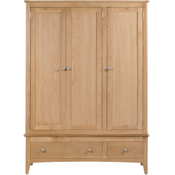 Evelyne Natural Triple Wardrobe