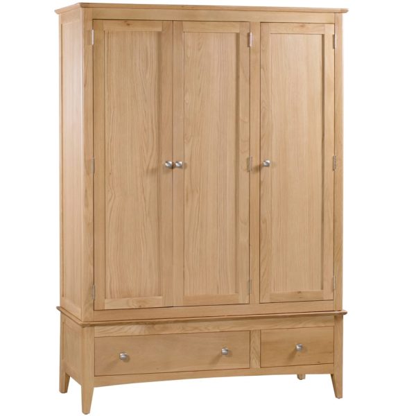 Evelyne Natural Triple Wardrobe