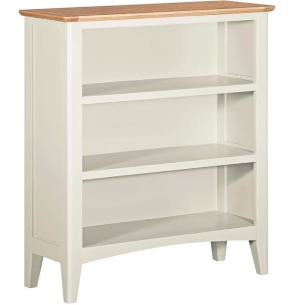 Evelyne White Small Bookcase The Haven Home Interiors