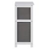 Lando 2 Drawer Grey Fabric Cabinet Lando 2 Drawer Grey Fabric Cabinet