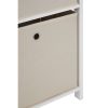 Lando 2 Drawer Natural Fabric Cabinet Lando 2 Drawer Natural Fabric Cabinet
