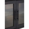Madison 3 Drawer 2 Glass Door Cabinet