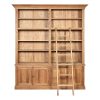 Rouen 2 Section Bookcase With Ladder