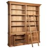 Rouen 2 Section Bookcase With Ladder Rouen 2 Section Bookcase With Ladder