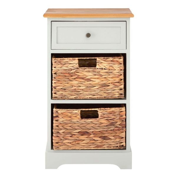 Rutland Grey 3 Drawer Cabinet