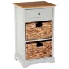 Rutland Grey 3 Drawer Cabinet