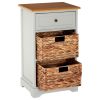 Rutland Grey 3 Drawer Cabinet