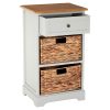 Rutland Grey 3 Drawer Cabinet