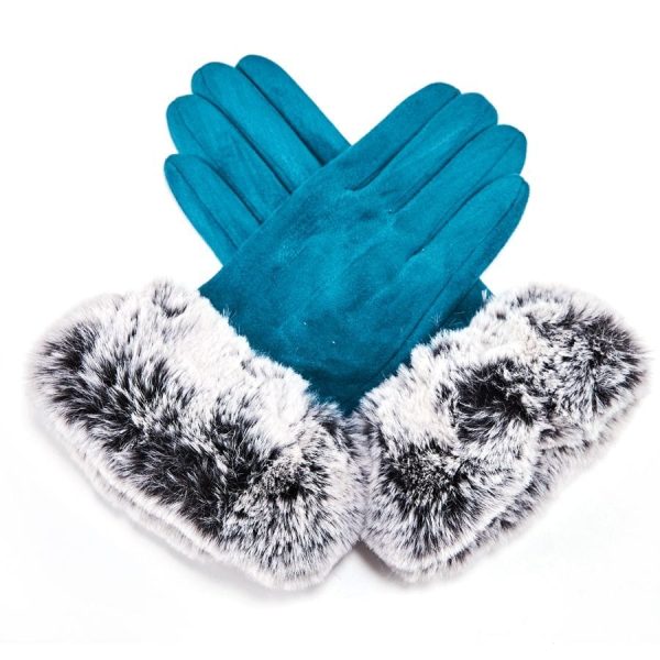 Turquoise Gloves