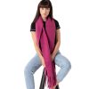 Dark Fuchsia Scarf 2