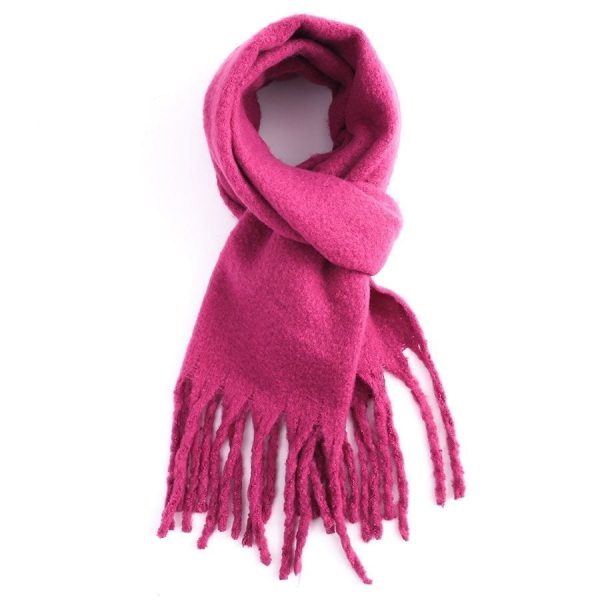 Dark Fuchsia Scarf