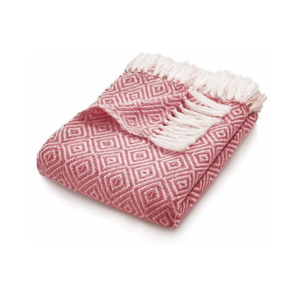 Diamond Pink Throw