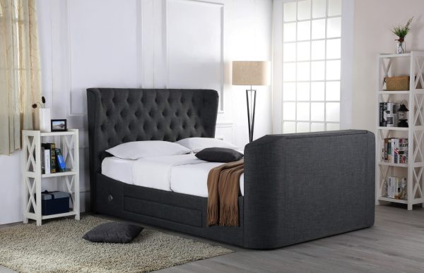 Marlborough TV Fabric Ottoman Bed