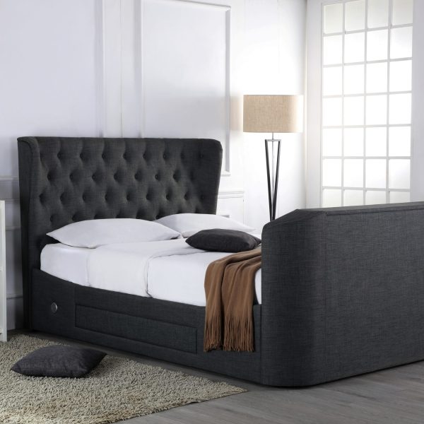 Marlborough TV Fabric Ottoman Bed