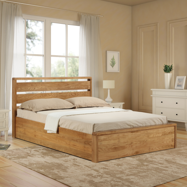 Modica Solid Oak Bed