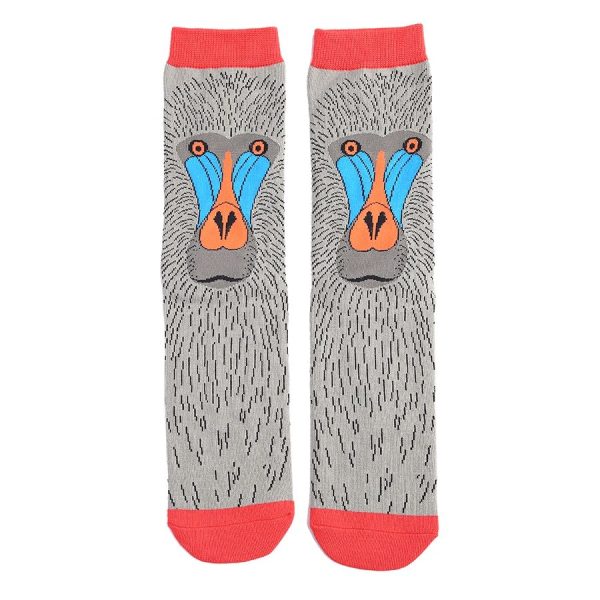 The perfect fashion item for a cold winters day. These must-have Mr Heron Grey Baboon Socks will keep your feet cosy and feeling great.