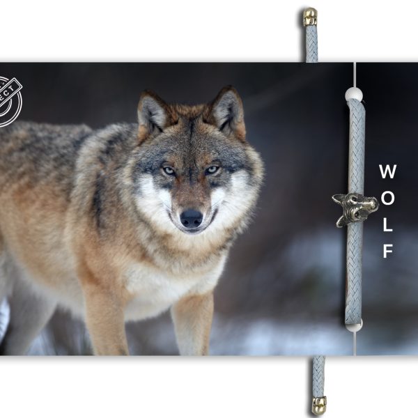 B-O-L-D Wolf Bracelet