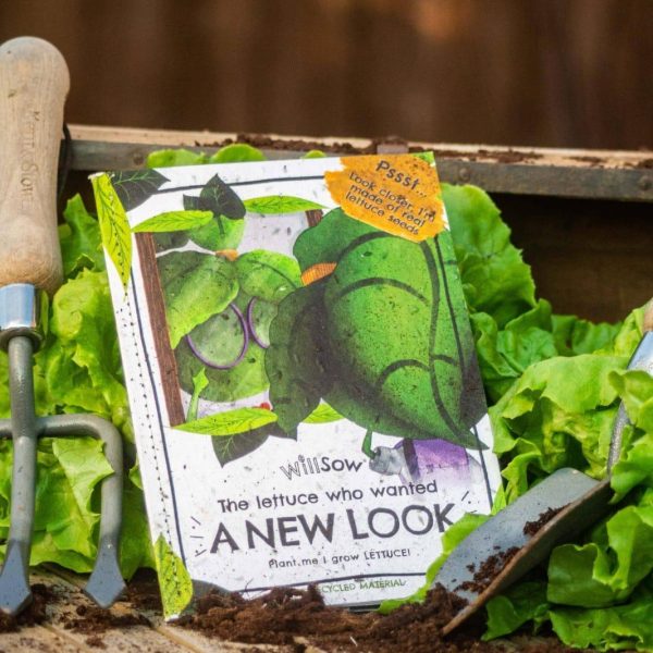 The Lettuce Who Wanted A New Look Plantable Book