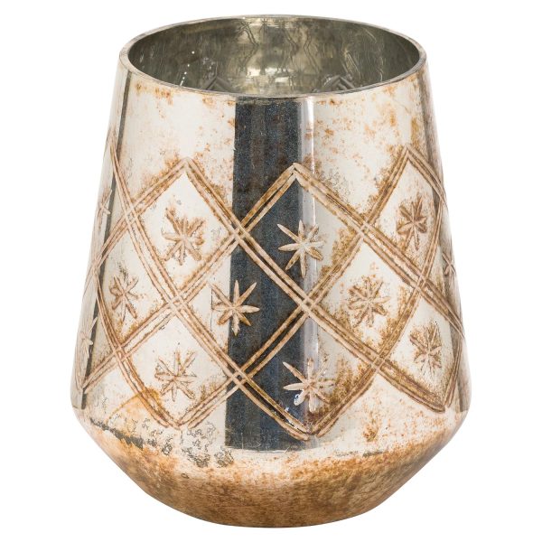 Large Burnished Decorative Vase