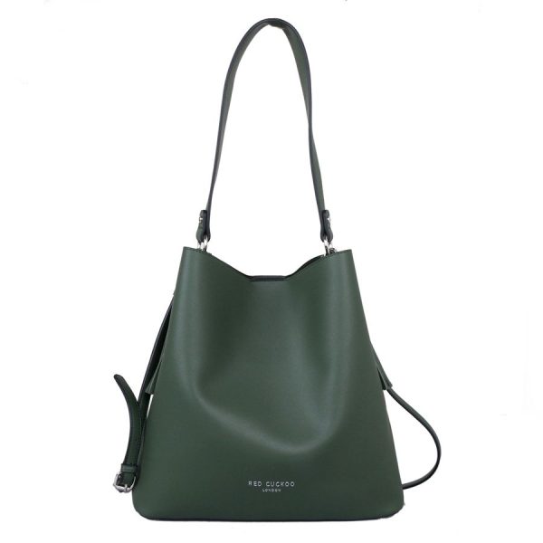 Green Tassel Shoulder Tote Bag