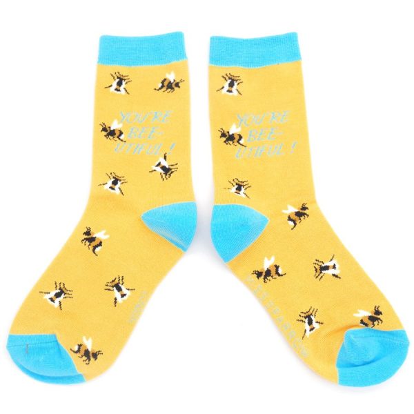 Yellow Bee-utiful Socks