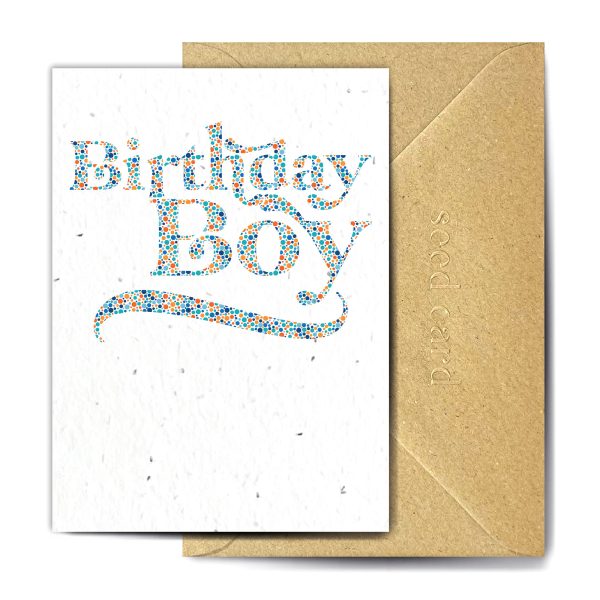 Birthday Boy Plantable Card