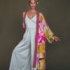 Mustard Orchid Kimono Gown