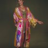 Mustard Orchid Kimono Gown