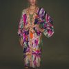 Sage Iris Kimono Gown