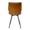 Ascoli Vegan Leather Tan Dining Chair PAIR