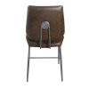 Calabria Vegan Leather Chestnut Dining Chair PAIR Calabria Vegan Leather Chestnut Dining Chair PAIR
