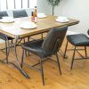 Calabria Vegan Leather Grey Dining Chair PAIR Calabria Vegan Leather Grey Dining Chair PAIR