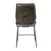 Calabria Vegan Leather Grey Dining Chair PAIR Calabria Vegan Leather Grey Dining Chair PAIR